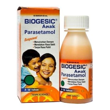 BIOGESIC SUSPENSI 160 MG 60 ML
