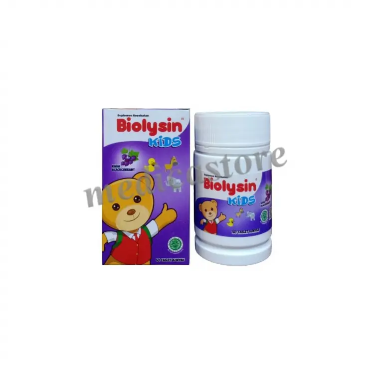 BIOLYSIN KIDS TABLET KUNYAH BLACKCURRANT 30'S