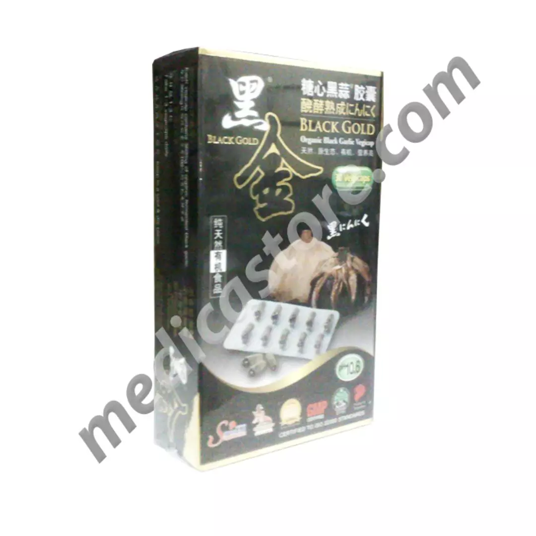 BLACK GOLD ORGANIC BLACK GARLIC VEGICAP 30's