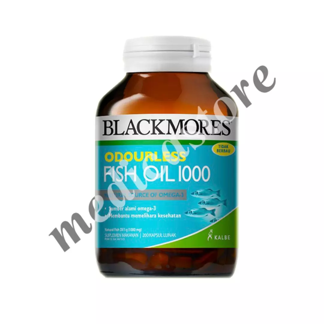 BLACKMORES ODOURLESS FISH OIL SOFT CAPSULE 1000 MG