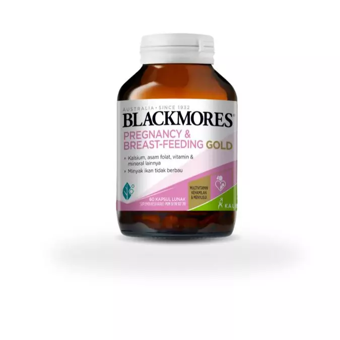 Blackmores Pregnancy & Breast Feeding Gold 60 Kapsul