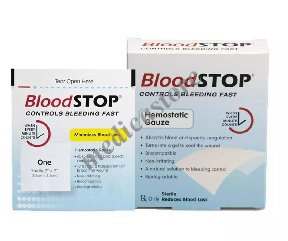 BLOODSTOP BS-10 5X5CM 1'S