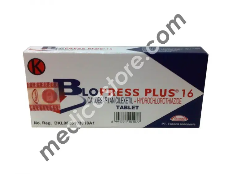 Blopress Plus 16 mg/12.5 mg Tablet