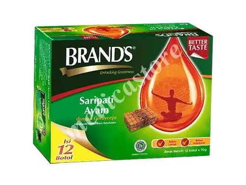 BRAND'S ESSENCE OF CHICKEN WITH CORDYCEPS 2,5 OZ (70 GR) 12's