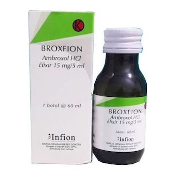 Broxfion Elixir 15mg/5ml 60ml