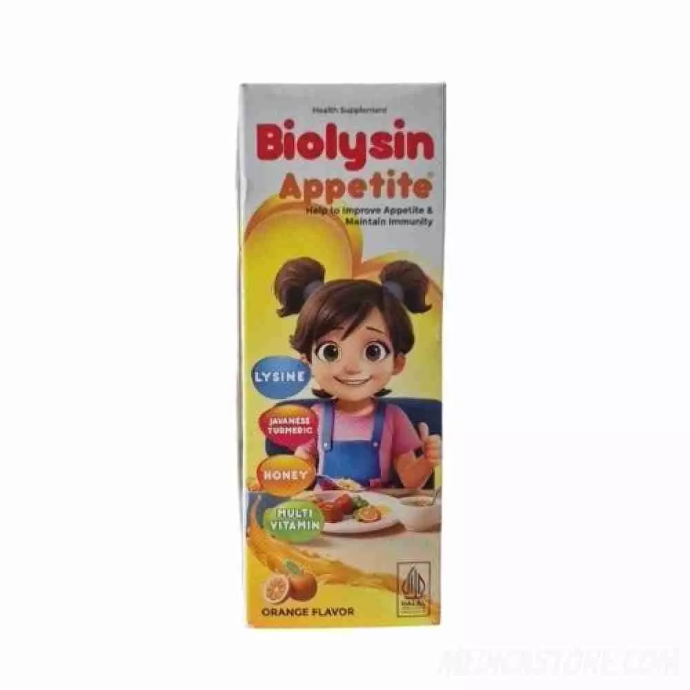 Biolysin Appetite Sirup Rasa Jeruk 100 ml