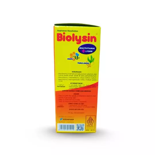 BIOLYSIN MULTIVITAMIN SYRUP 60 ML