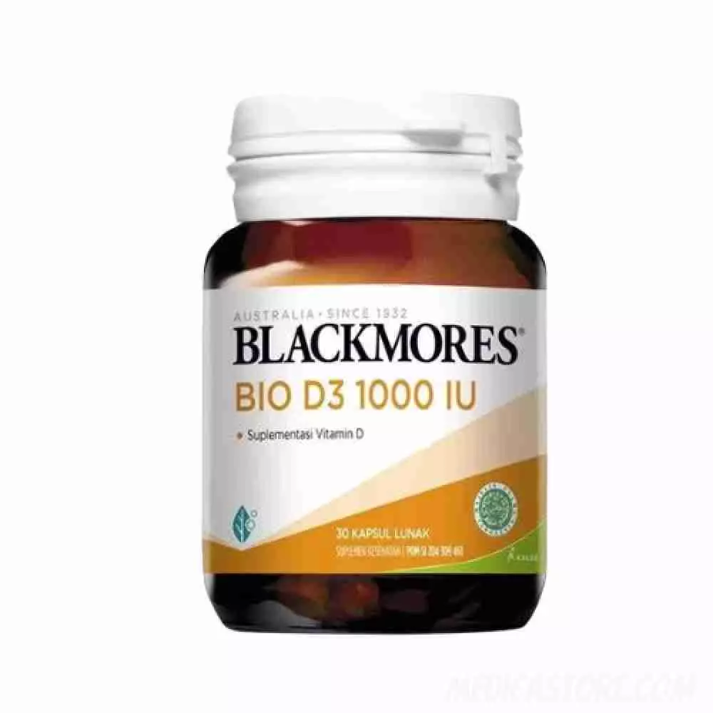 Blackmores Bio D3 1000 IU Kapsul Lunak 30'S