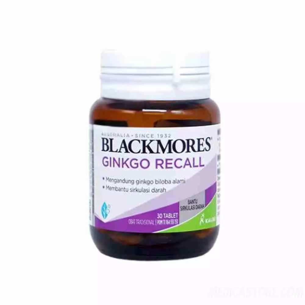BLACKMORES GINKGO RECALL 30 TABLET