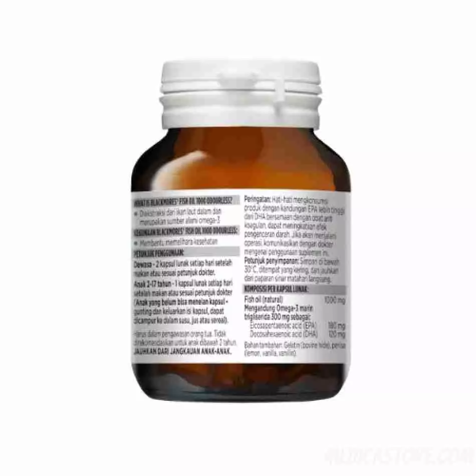 Blackmores Odourless Fish Oil 30 Kapsul