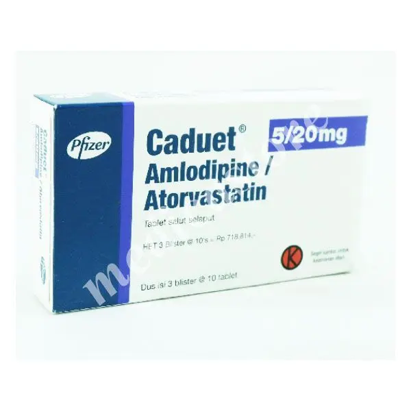 Caduet 5 mg/20 mg Tablet