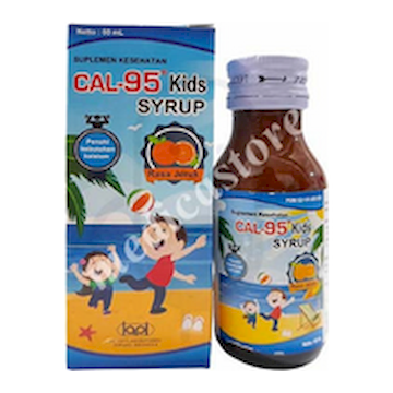 Cal-95 Kids Syrup Jeruk 60 ML 