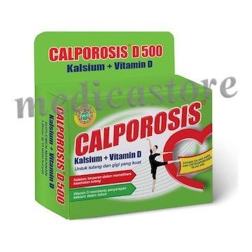 Calporosis D 500 Kaplet 30's