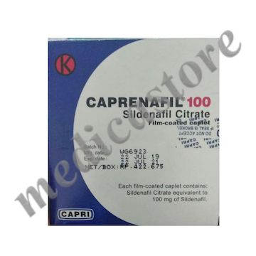 CAPRENAFIL KAPLET  SALUT SELAPUT 100 MG 4'S