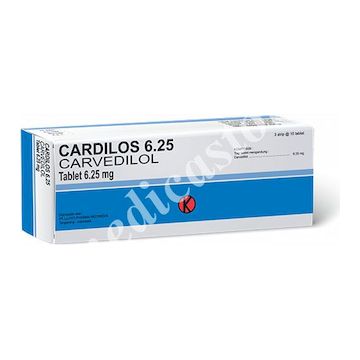 Cardilos 6,25 MG Tablet 30's
