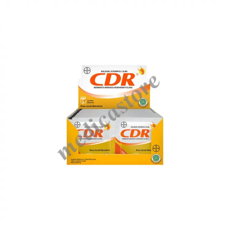 CDR TABLET EFFERVESCENT STRIP 12'S