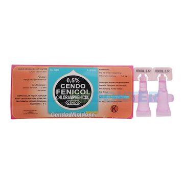 Cendo Fenicol Tetes Mata Minidose 0.5% 0.6 ML
