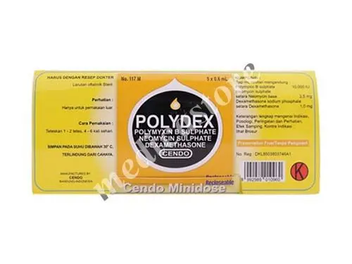 CENDO POLYDEX EYE DROP MINIDOSE 0.6 ML