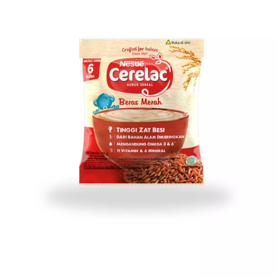 CERELAC BERAS MERAH  8'S SACHET