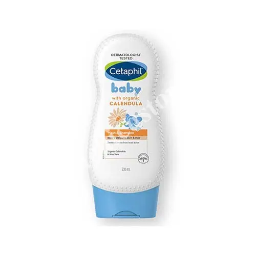 CETAPHIL BABY WITH ORGANIC CALENDULA WASH & SHAMPOO 230 ML     