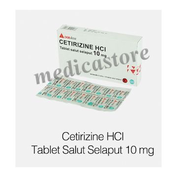 Cetirizine 10 MG Tablet