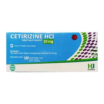 Cetirizine 10 MG Tablet