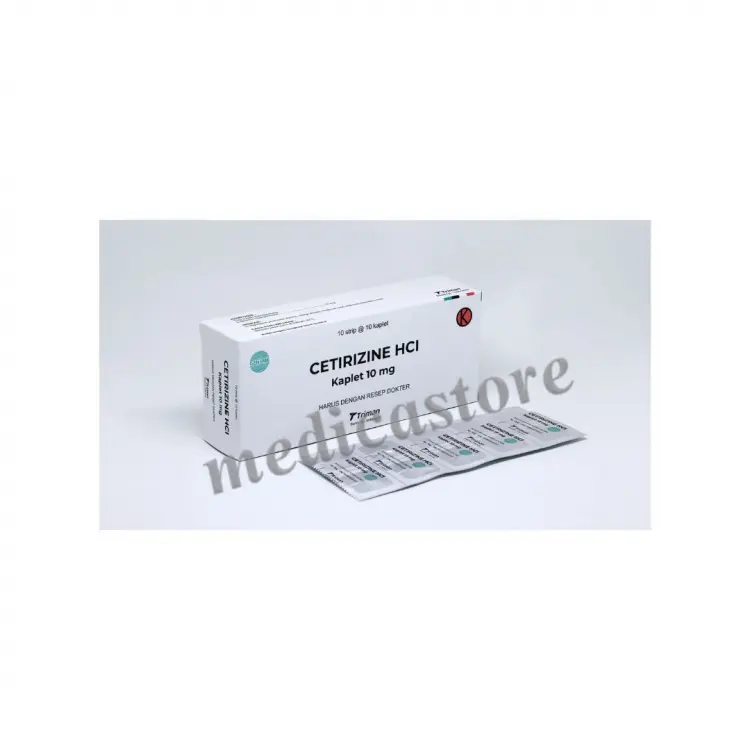 CETIRIZINE KAPLET 10 MG