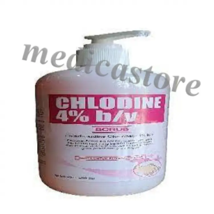 CHLODINE HANDRUB SCRUB 4% 500ML