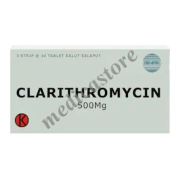 CLARITHROMYCIN KAPLET 500 MG