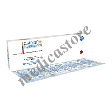 Clarolid 500 MG Kaplet Salut Selaput