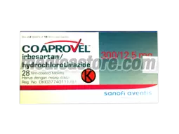 Coaprovel 300 mg/12.5 mg Tablet Salut Selaput