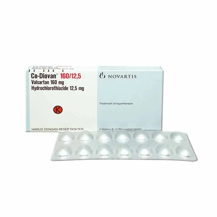 Co-Diovan 160 mg/12.5 mg Tablet