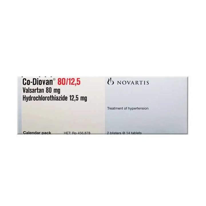 Co-Diovan 80 mg/12.5 mg Tablet