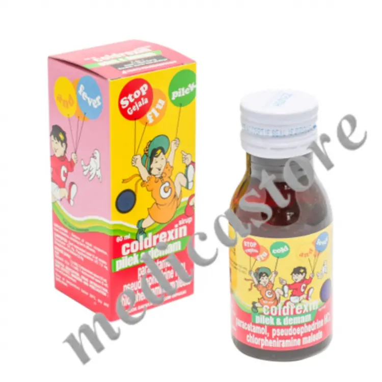 COLDREXIN PILEK DAN DEMAM SIRUP 60ML