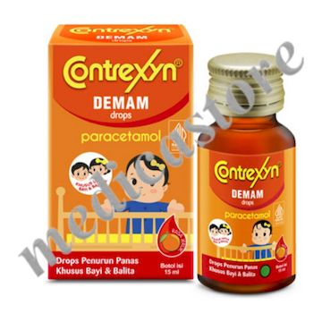 Contrexyn Demam Rasa Jeruk Drops 15ml