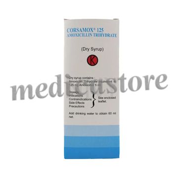Corsamox Dry Syrup 125 MG 60 ML