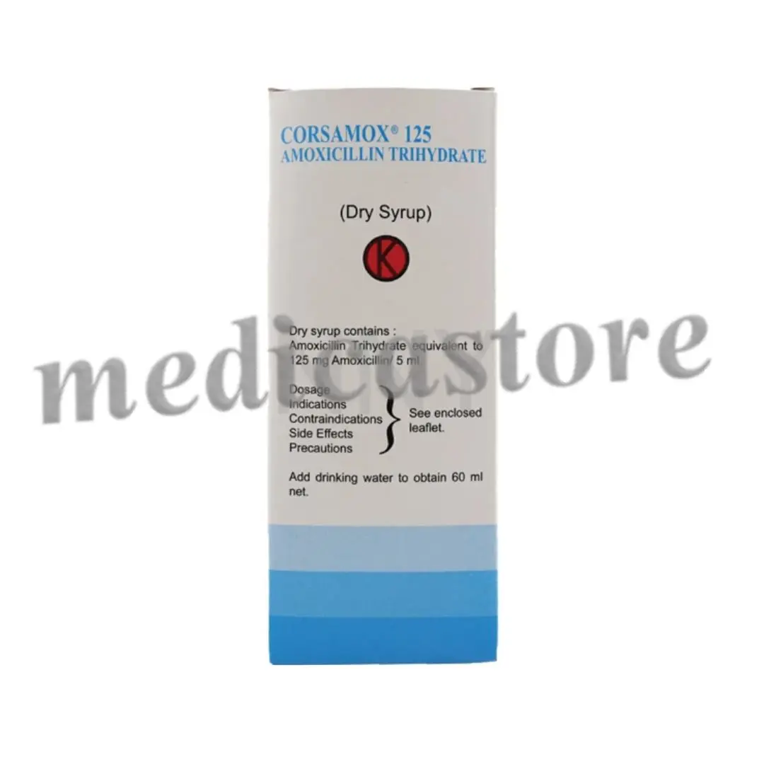 CORSAMOX DRY SYRUP 125 MG 60 ML