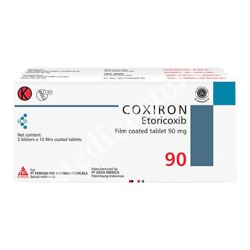 Coxiron Tablet 90 MG