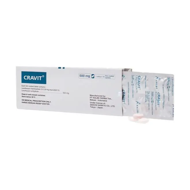 CRAVIT TABLET 500 MG 