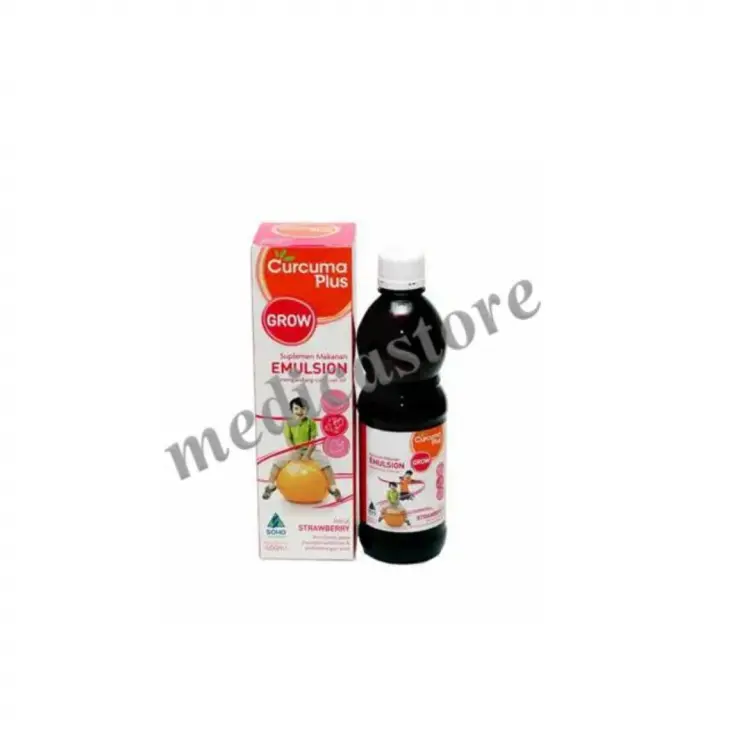 CURCUMA PLUS GROW EMULSION STRAWBERY 400 ML