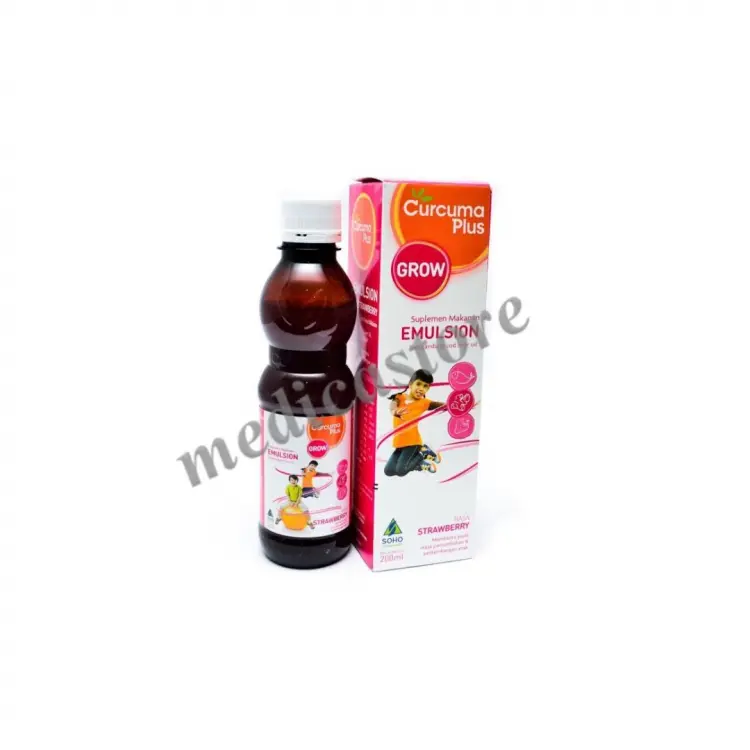 CURCUMA PLUS GOLD EMULSION STRAWBERRY 200 ML