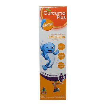 Curcuma Plus Grow Emulsion  Blackcurrant 200 ML