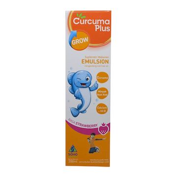 Curcuma Plus Grow Emulsion Strawbery 200 ML