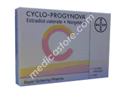 Cyclo Progynova  2 mg/0.5 mg Tablet