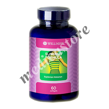 WELLNESS SLIMMING FORMULA KAPSUL LUNAK 60'S