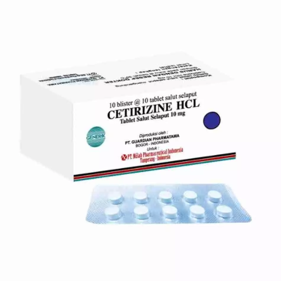 Cetirizine 10 mg Tablet (Nulab)