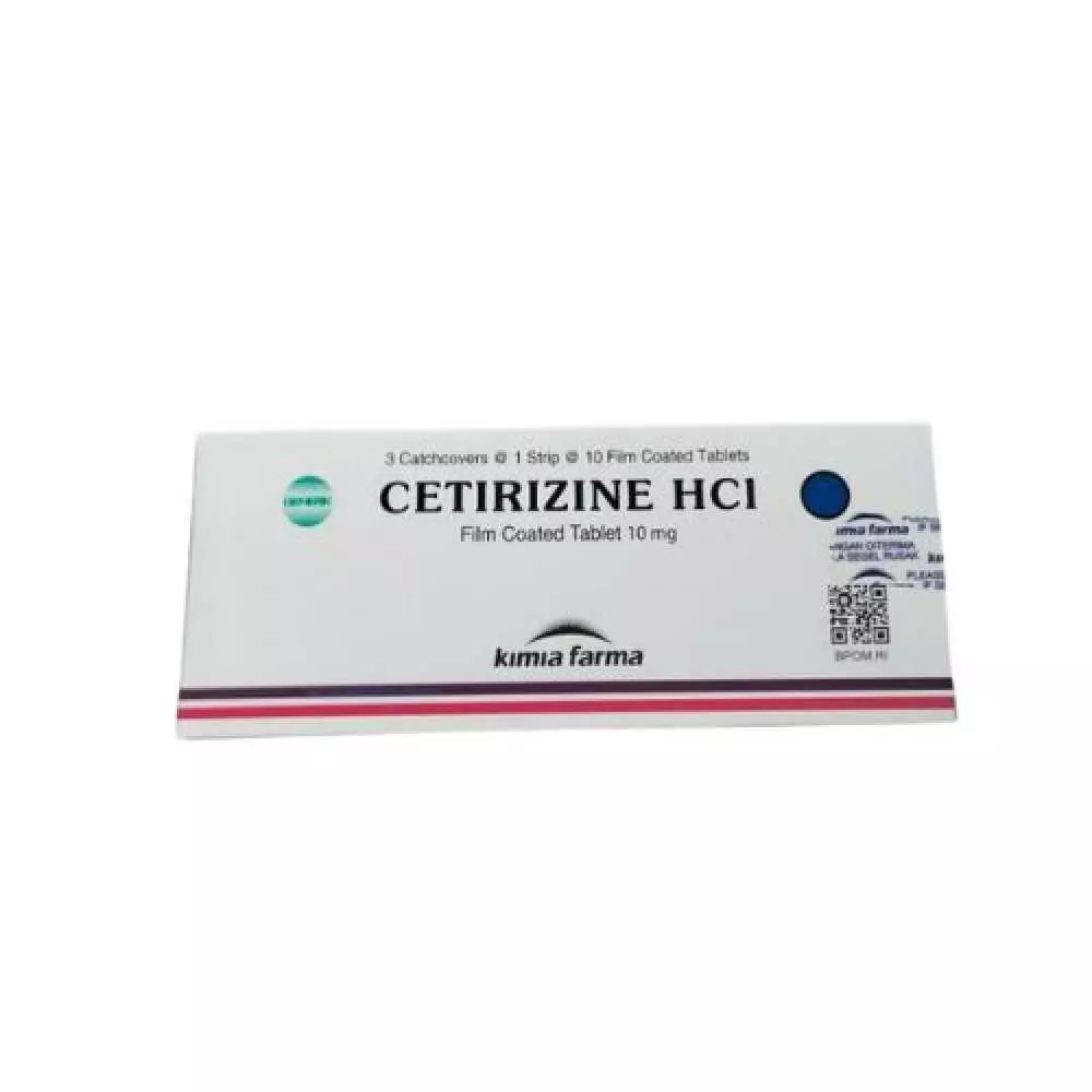 Cetirizine 10 mg Tablet (Kimia Farma)