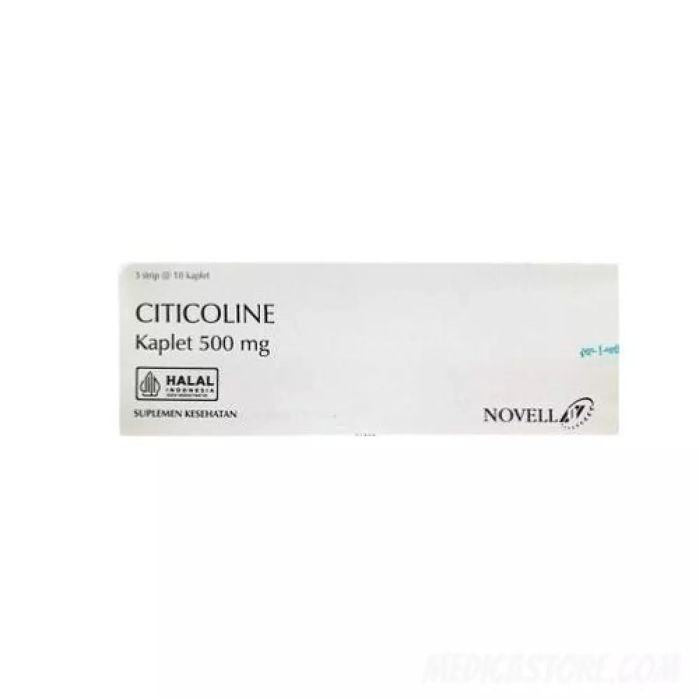 CITICOLINE KAPLET 500 MG (NOVELL)