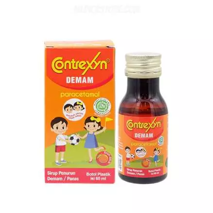 Contrexyn Demam 60 ml Rasa Jeruk