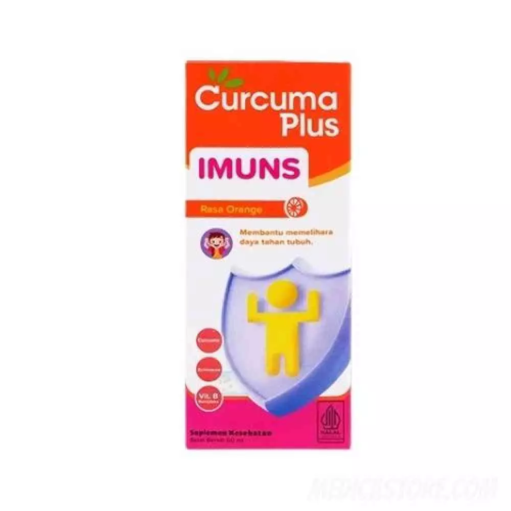 Curcuma Plus Imuns 60 ml (Rasa Jeruk)